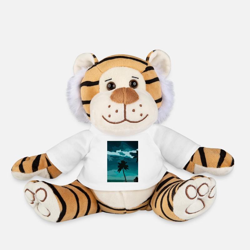 palm - Plüschtiger - Weiß