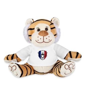 France - Plush Tiger - white - Front