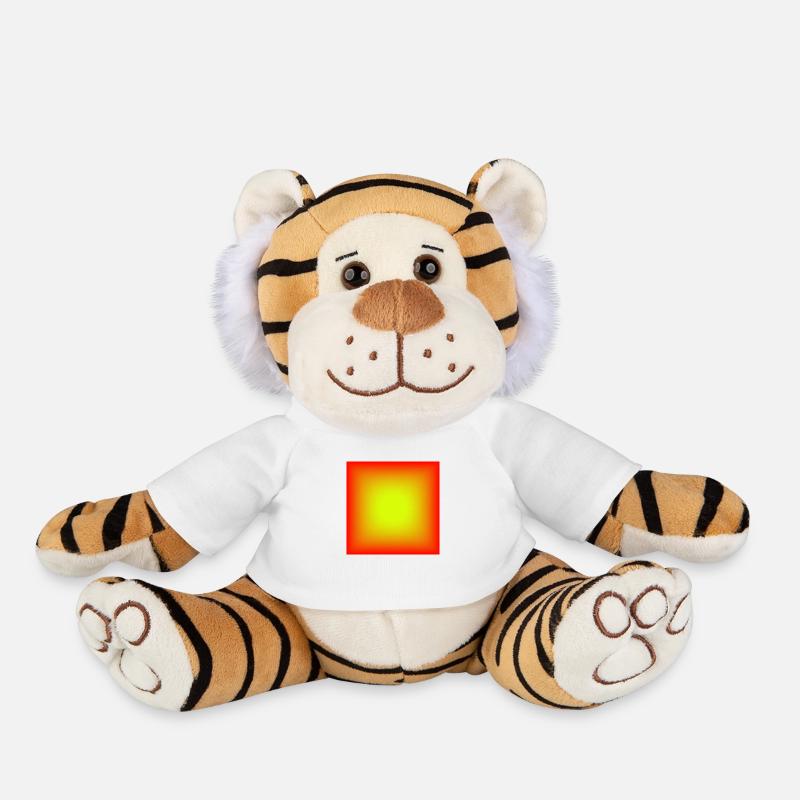 Muster - Plüschtiger - Weiß