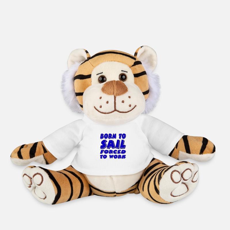 Sail - Plush Tiger - white