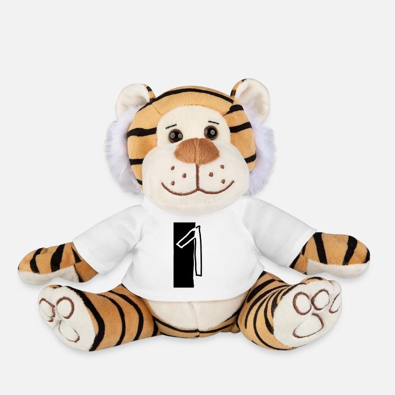 Number One - Plüschtiger - Weiß