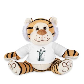 Mème Ufo Croc - Peluche Tigre - blanc - Devant