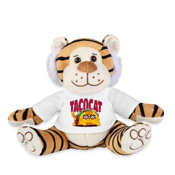 Taco - Plush Tiger - white - Front