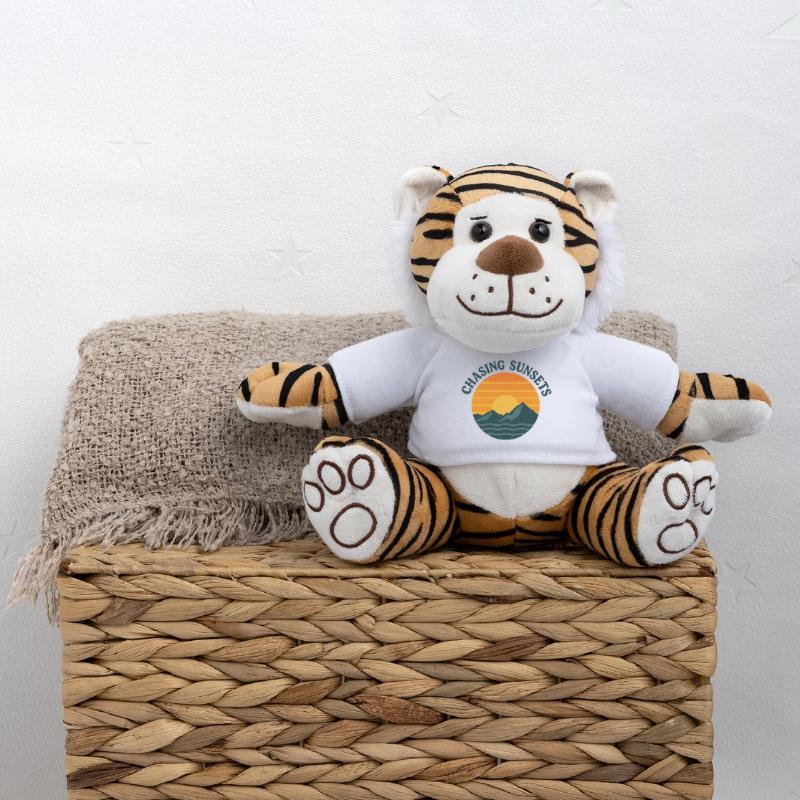 Chasing Sunsets Plush Tiger