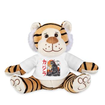 Japanische Monster Katze Mieze - Plüschtiger - Weiß - Vorne