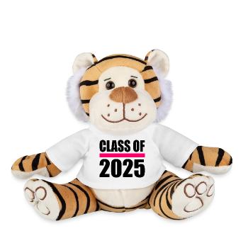 Class of 2025 - Plush Tiger - white - Front
