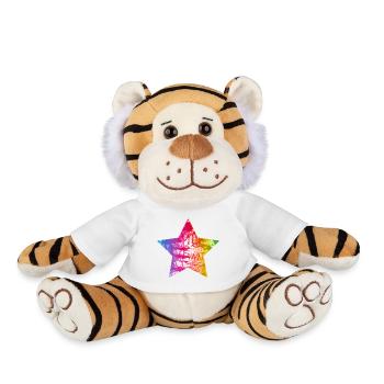 Star - Plush Tiger - white - Front