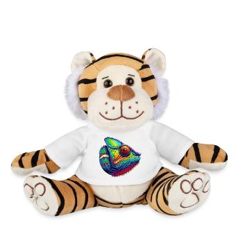 Chameleon - Plush Tiger - white - Front