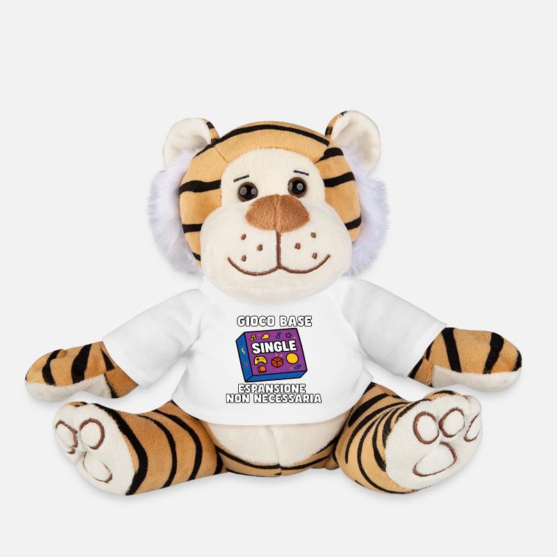 Base game: No expansion - Plush Tiger - white