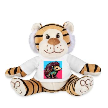 hérisson - Peluche Tigre - blanc - Devant