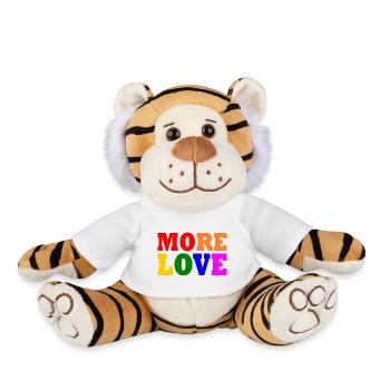 More love - Plüschtiger - Weiß - Vorne