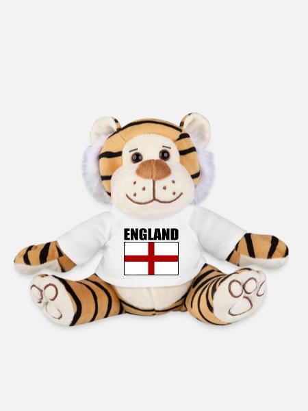 England - Plüschtiger - Weiß