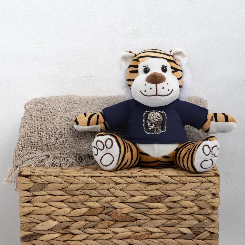 Brain / Knowledge / Intelligence / Clever / Thinking Plush Tiger
