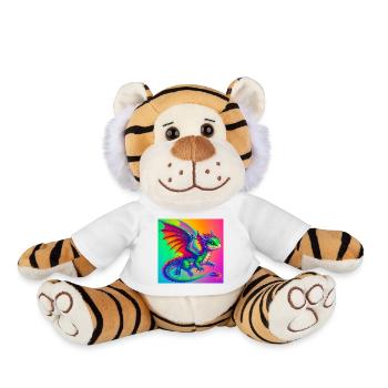 dragon - Plush Tiger - white - Front
