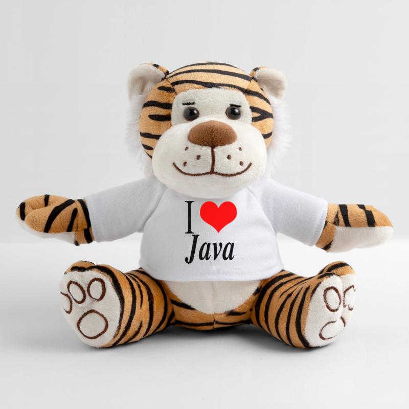 J'adore Java Peluche Tigre