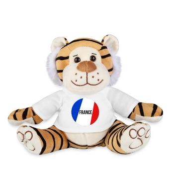 Frankreich Europa Paris Französische Französische Flagge - Plüschtiger - Weiß - Vorne
