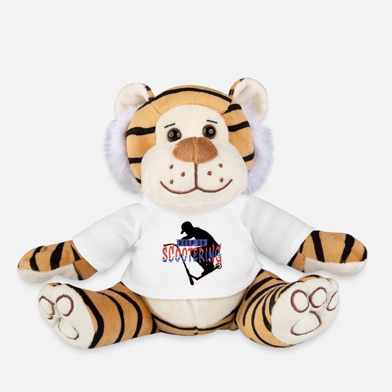 Keep on 3 - Peluche Tigre - blanc