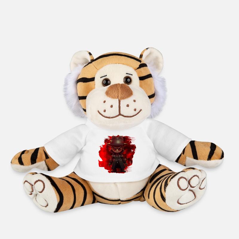 Hip-Hop Graffiti - Peluche Tigre - blanc