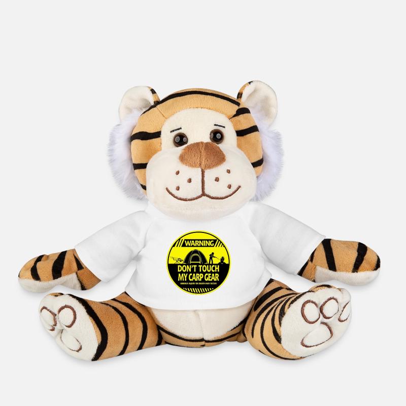 Carp warning - Plush Tiger - white