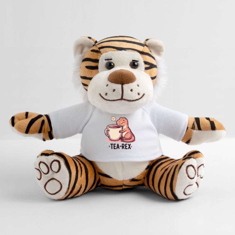 Tea Rex Tea Rex Tea Drinker Gift Plush Tiger