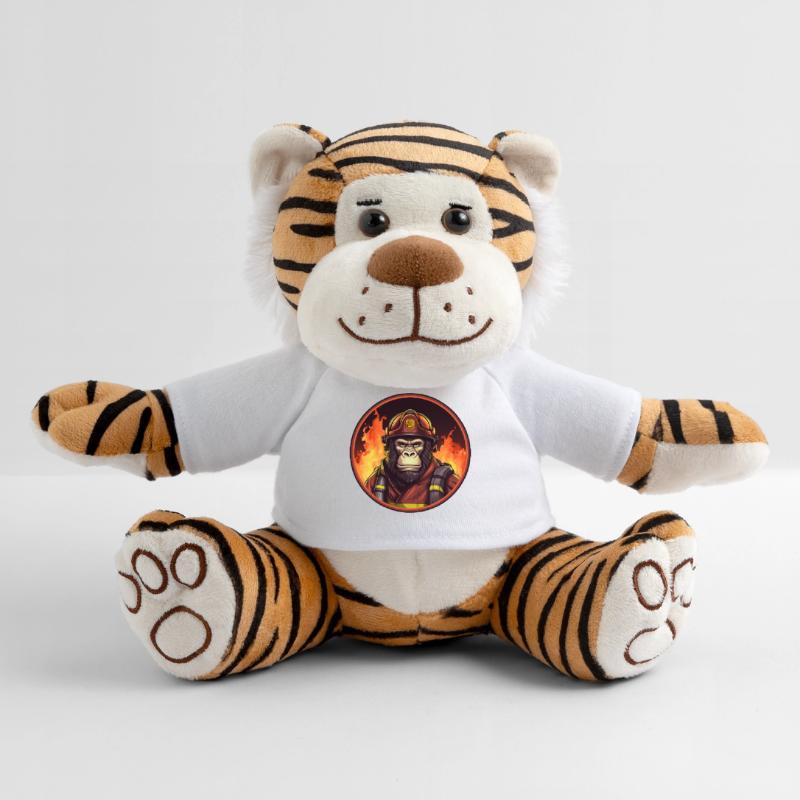 Brigade de pompiers Monkey Peluche Tigre