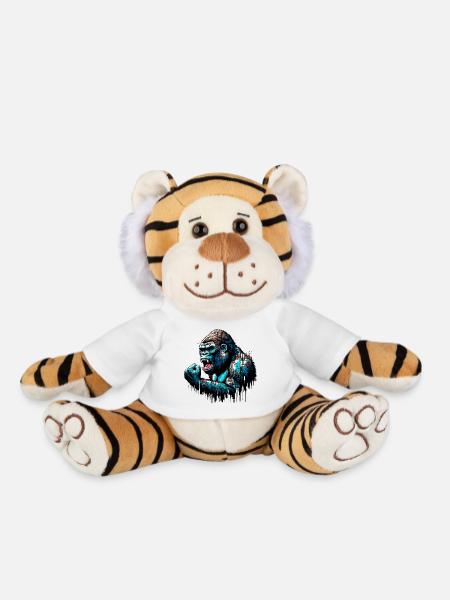 Gorilla - Plysjtiger - hvit