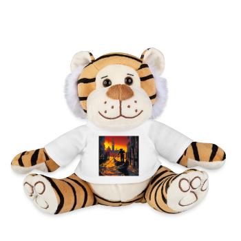 Venice Gondolier - Plush Tiger - white - Front
