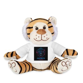 Esports Gorilla Neon Mode - Plush Tiger - white - Front