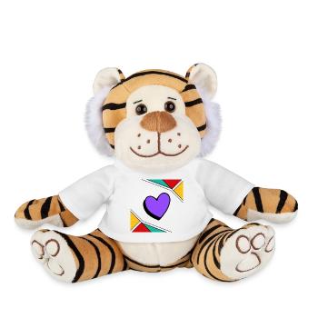 Love Art - Plüschtiger - Weiß - Vorne