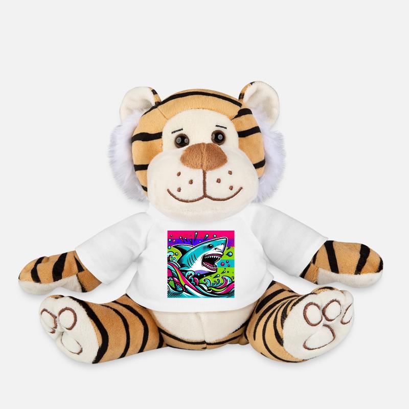 Hai - Plüschtiger - Weiß