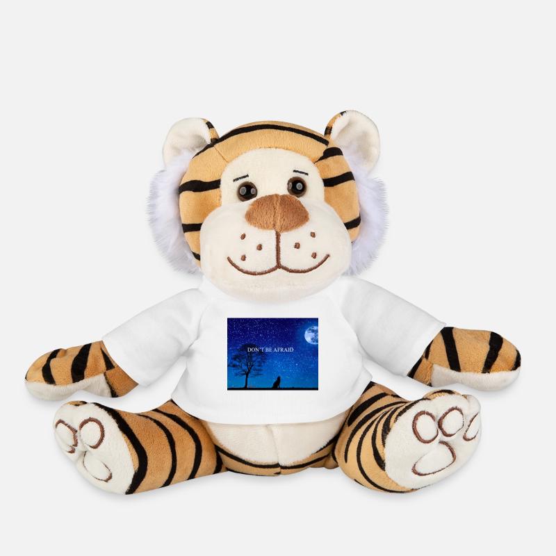N’AYEZ PAS PEUR - Peluche Tigre - blanc