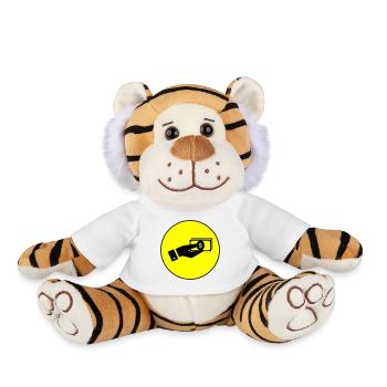 Money Icon - Plush Tiger - white - Front