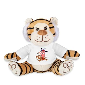 Indiens - Peluche Tigre - blanc - Devant