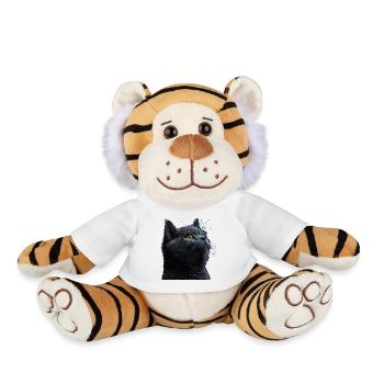Le charmant British Shorthair - Peluche Tigre - blanc - Devant