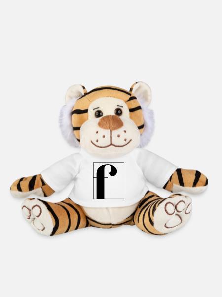 Buchstaben-Alphabet f - Plüschtiger - Weiß