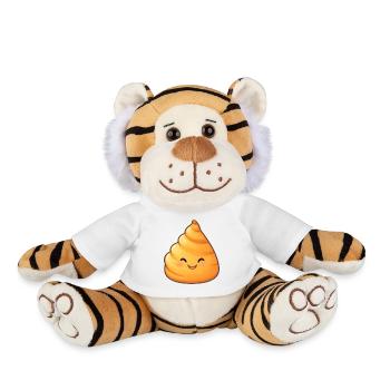 Bon croissant - Peluche Tigre - blanc - Devant