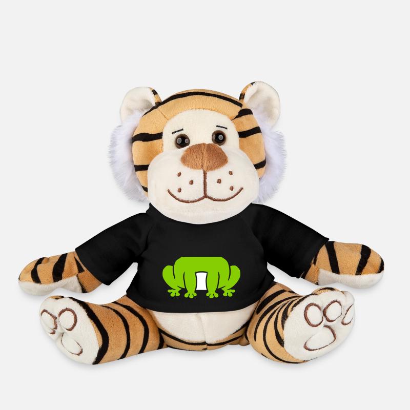 Disguise costume sitting frog - Plush Tiger - black