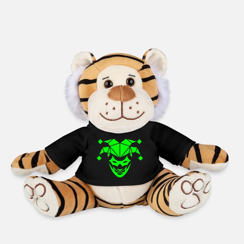 Harlekin - Plüschtiger - Schwarz
