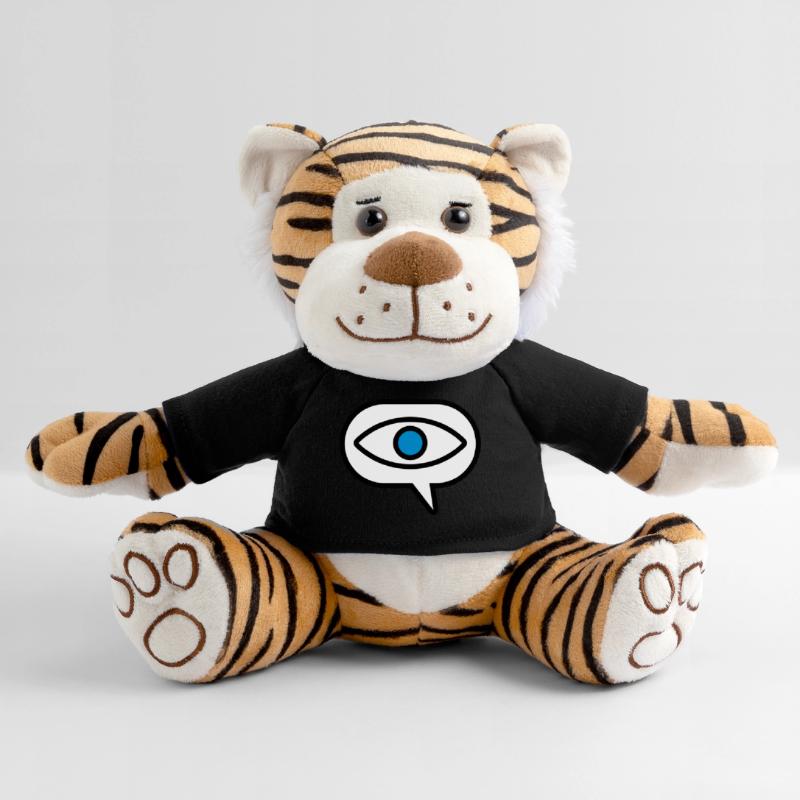 Eye Seeing Comic Speech Bubble Peluche Tigre