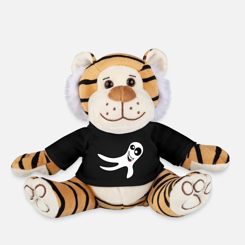 Fantôme - Peluche Tigre - noir