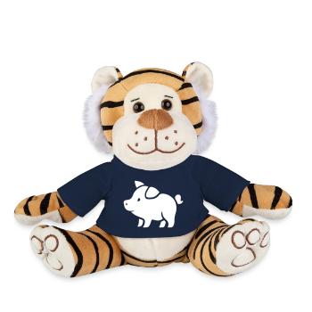 Sanglier Piggy Truie - Peluche Tigre - bleu marine - Devant