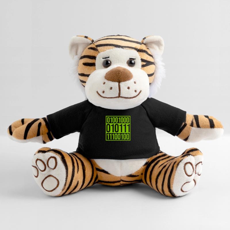 Langage de programme de code binaire Peluche Tigre