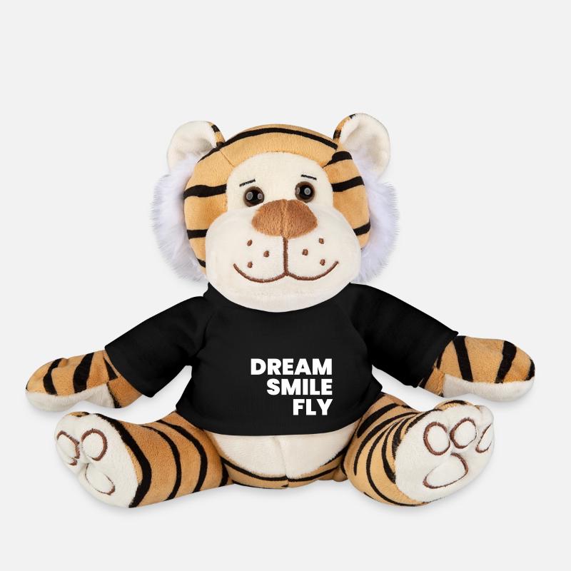 Dream Smile Fly - Peluche Tigre - noir