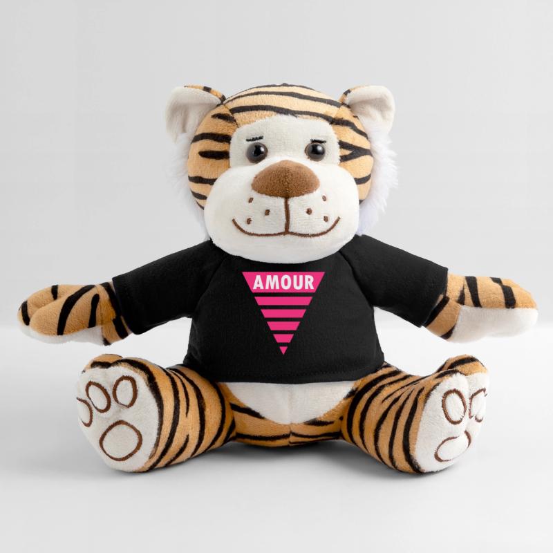 Amour dans le triangle (triangle divisé) Peluche Tigre