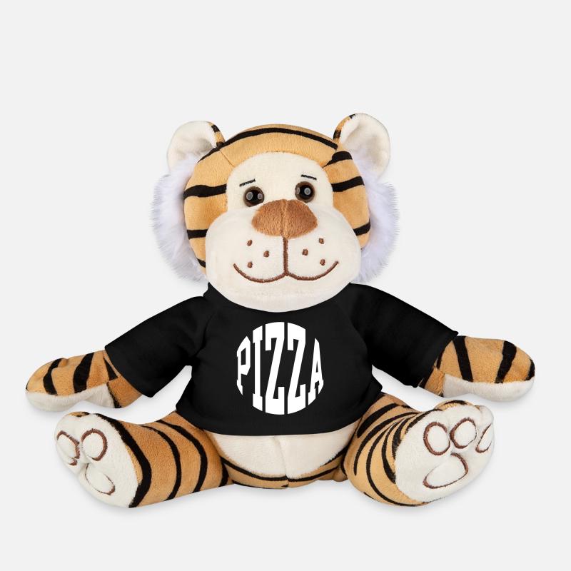 Pizza - Plüschtiger - Schwarz