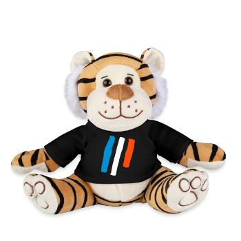 Décoration de rayures VECTEUR - Peluche Tigre - noir - Devant