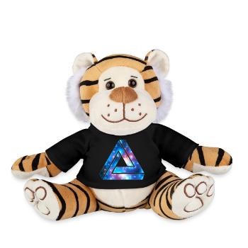 Penrose Tribar, triangle, univers, galaxie, - Peluche Tigre - noir - Devant