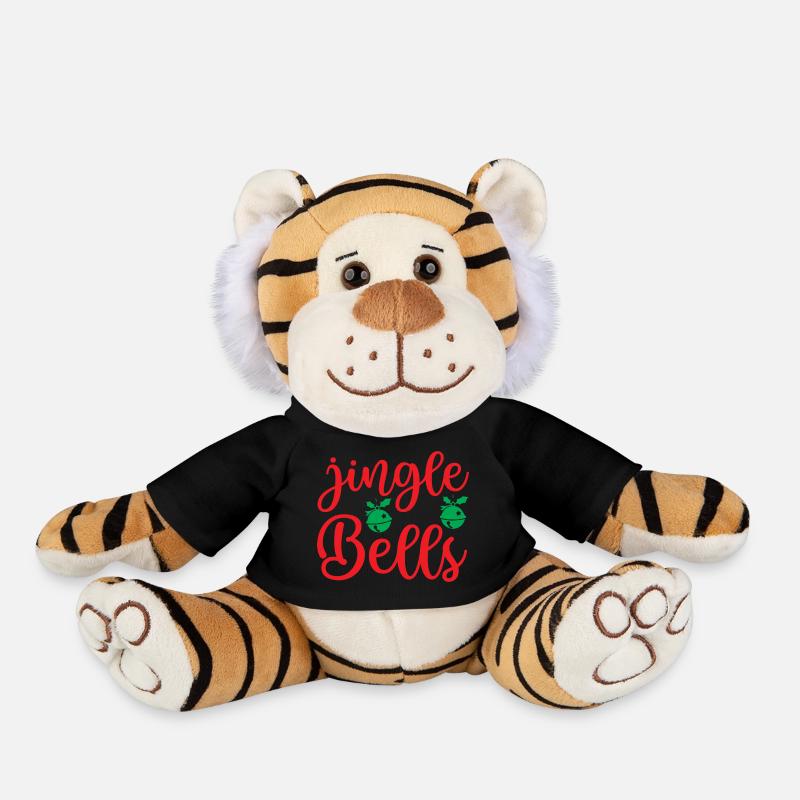 Jingle Bells - Weihnachtsfeier - Plüschtiger - Schwarz