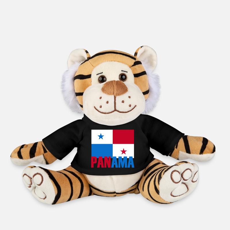 Panama - Plush Tiger - black