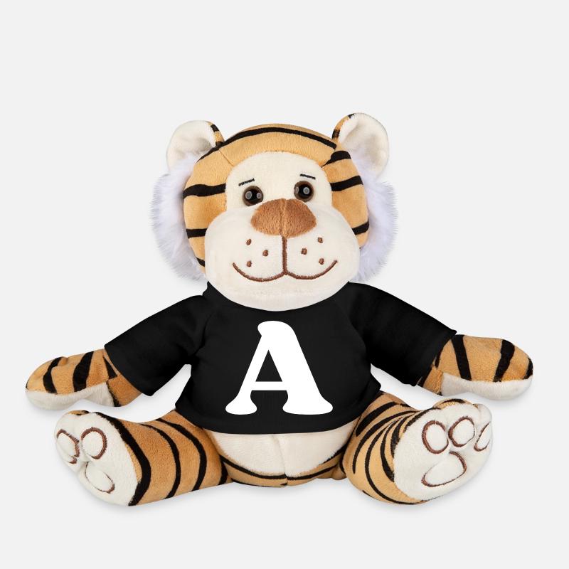 Buchstabe a - Plüschtiger - Schwarz